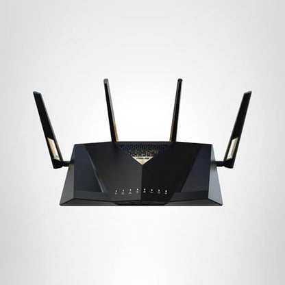 ASUS RT-BE88U: dual-band WiFi 7 router, dual 10G ports, high performance, VPN support, strong security and advanced networking.