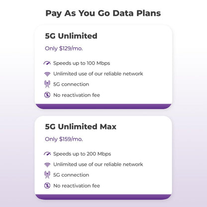TravlFi XTR Pro 5G: portable 5G router for RV use, pay-as-you-go internet, no contracts, ideal for mobile and outdoor connectivity.