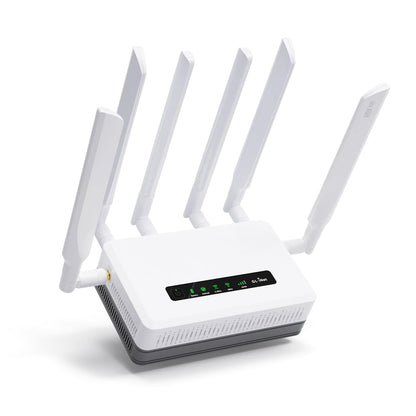 GL.iNet GL-XE3000: 5G WiFi 6 router with dual SIM, built-in battery, VPN, OpenWrt, secure and portable for business or travel.