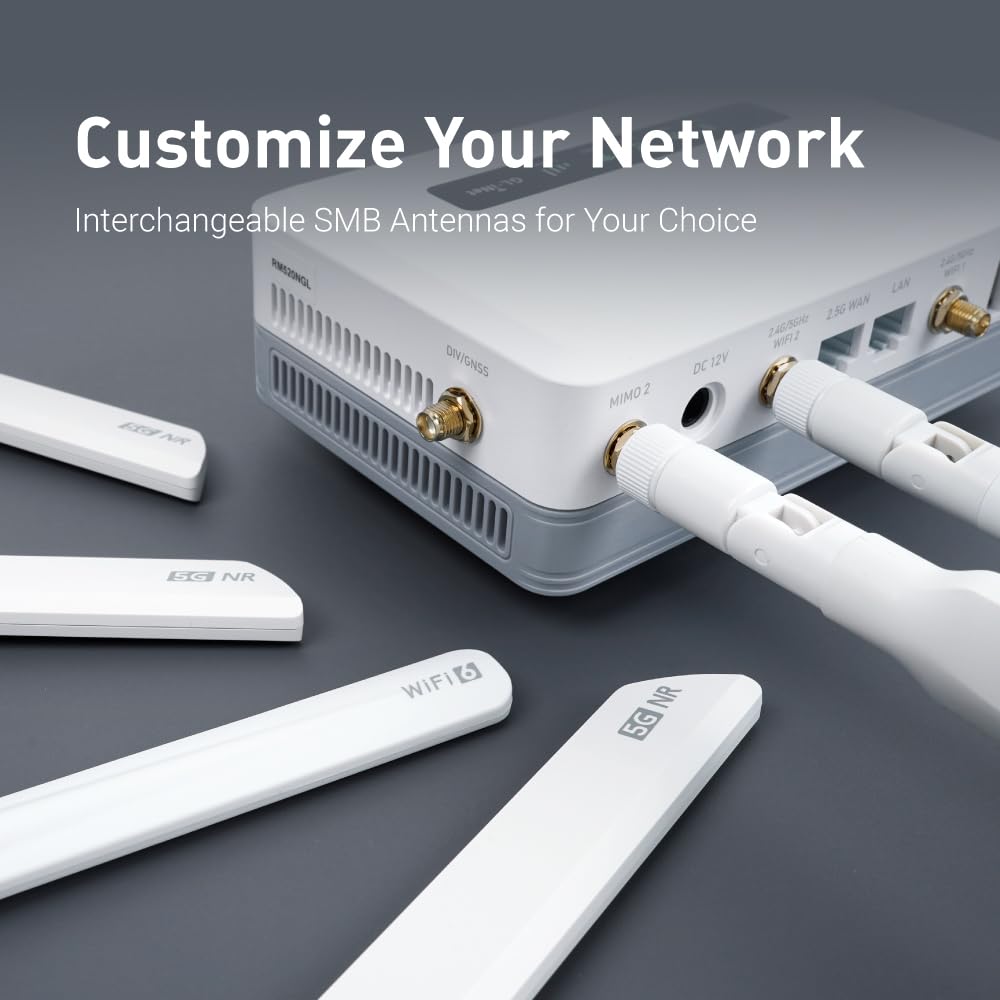 GL.iNet GL-XE3000: 5G WiFi 6 router with dual SIM, built-in battery, VPN, OpenWrt, secure and portable for business or travel.