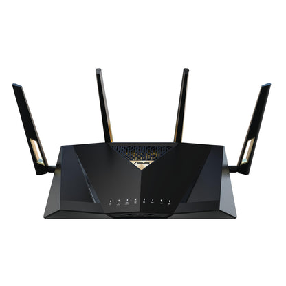 ASUS RT-BE88U: dual-band WiFi 7 router, dual 10G ports, high performance, VPN support, strong security and advanced networking.