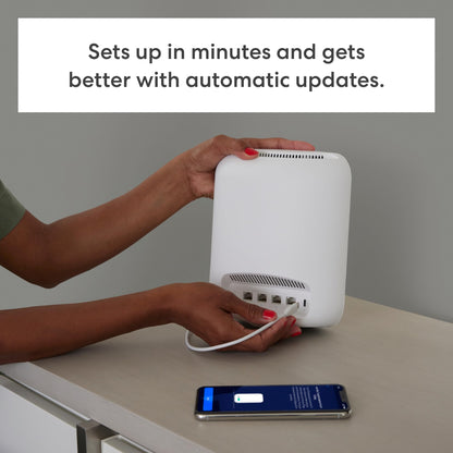 Amazon eero Max 7: mesh WiFi 7 system, supports up to 10Gbps plans, covers 2,500 sq ft, connects 250+ devices, 1-pack.