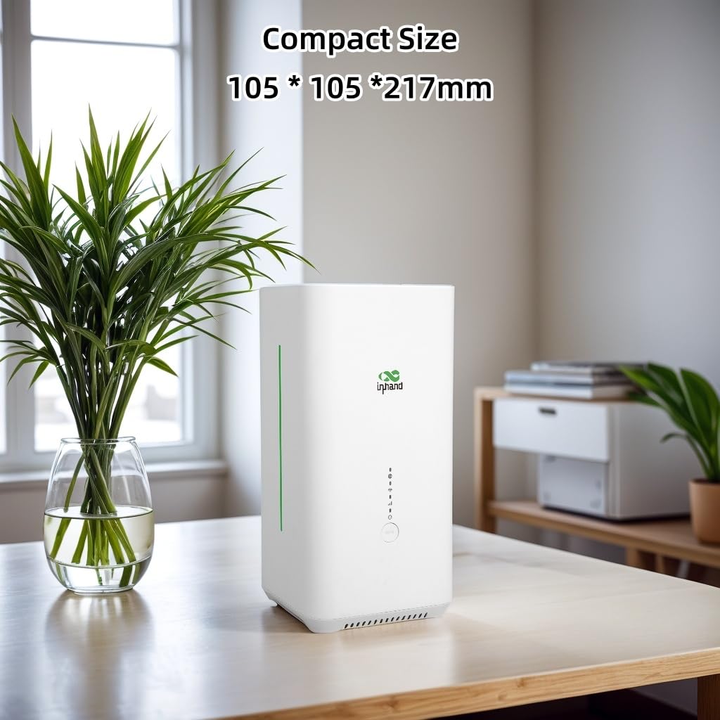 InHand CPE02 5G Router: AX5400 WiFi 6 router, dual WAN, load balancing, cloud-managed, ideal for business and retail use.