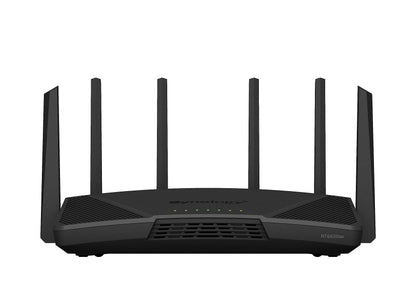 Synology RT6600ax: tri-band WiFi 6 router, 2.5GbE port, VLAN, parental controls, VPN, advanced security and network control.