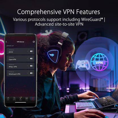 ASUS ROG Rapture GT-BE98 Pro: quad-band WiFi 7 gaming router, dual 10G ports, advanced game acceleration, strong security