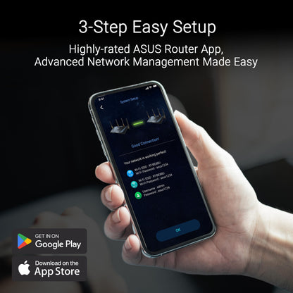 ASUS RT-BE88U: dual-band WiFi 7 router, dual 10G ports, high performance, VPN support, strong security and advanced networking.