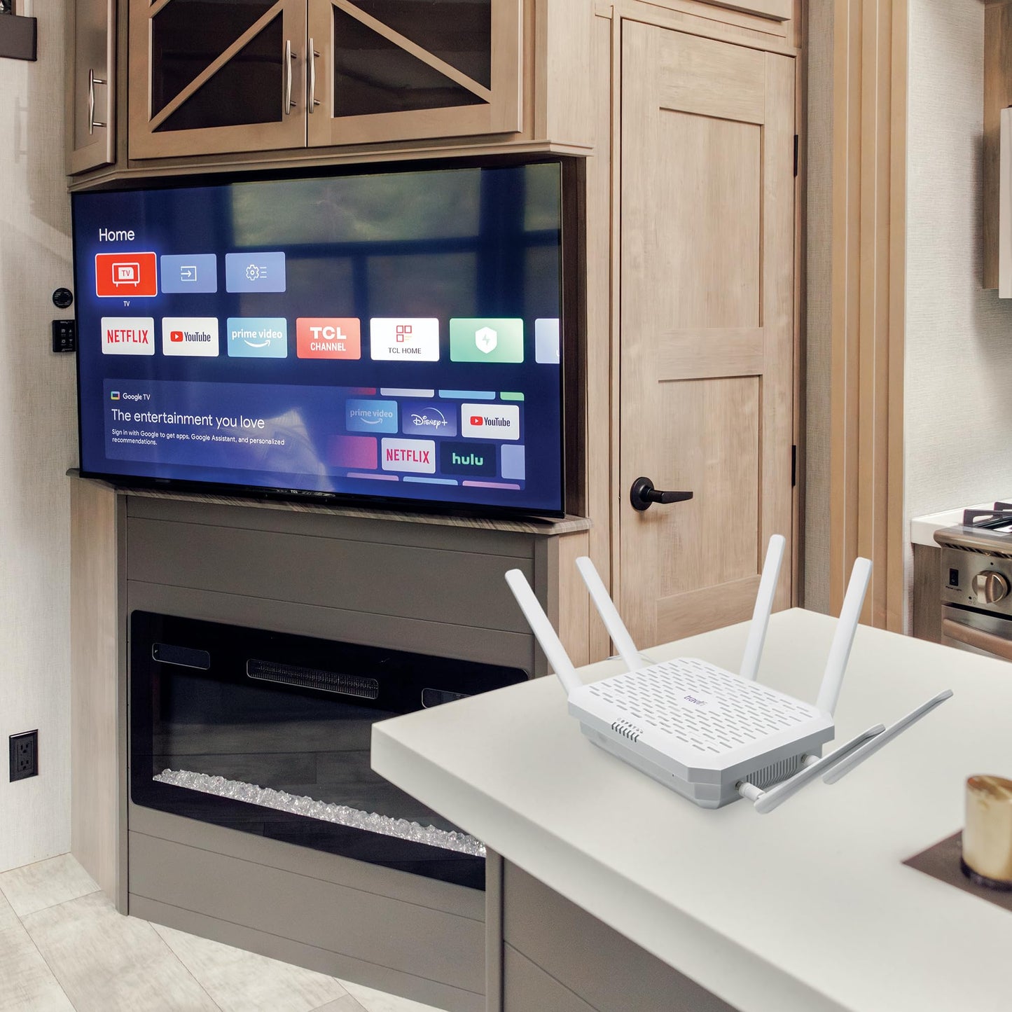TravlFi XTR Pro 5G: portable 5G router for RV use, pay-as-you-go internet, no contracts, ideal for mobile and outdoor connectivity.
